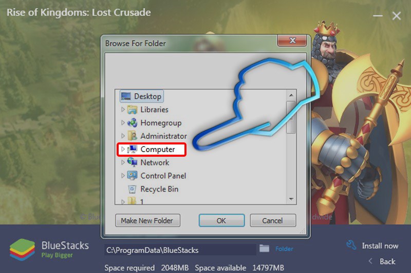 Cách cài đặt phần mềm giả lập Android BlueStacks cho máy tính