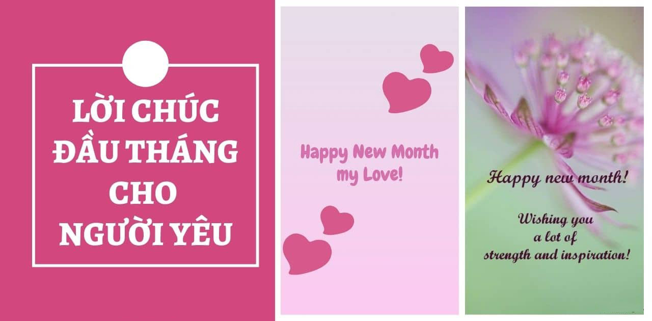 Lời chúc mùng 1 đầu tháng cho người yêu