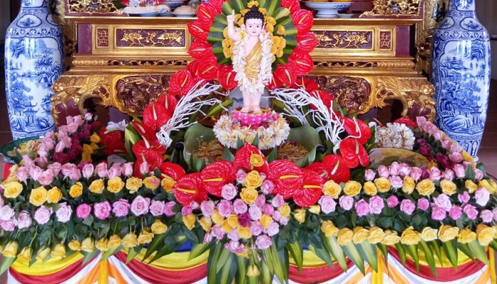 Mẫu hoa trang trí lễ Phật Đản đẹp nhất Mẫu hoa trang trí lễ Phật Đản đẹp nhất
