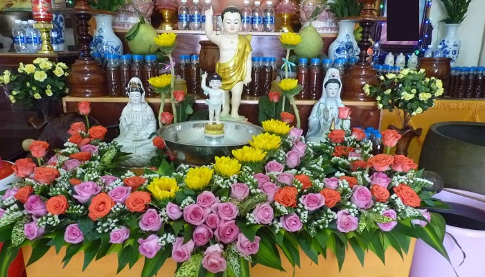 Mẫu hoa trang trí lễ Phật Đản đẹp nhất Mẫu hoa trang trí lễ Phật Đản đẹp nhất