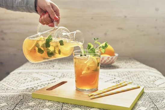 Cách pha trà chanh gừng sả