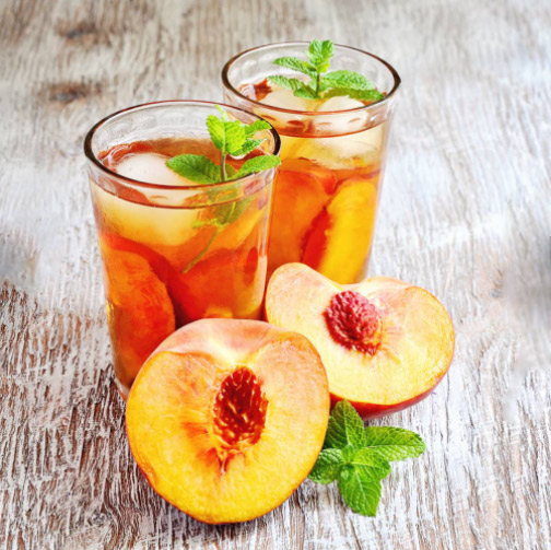 Cách làm trà đào vải thơm ngon