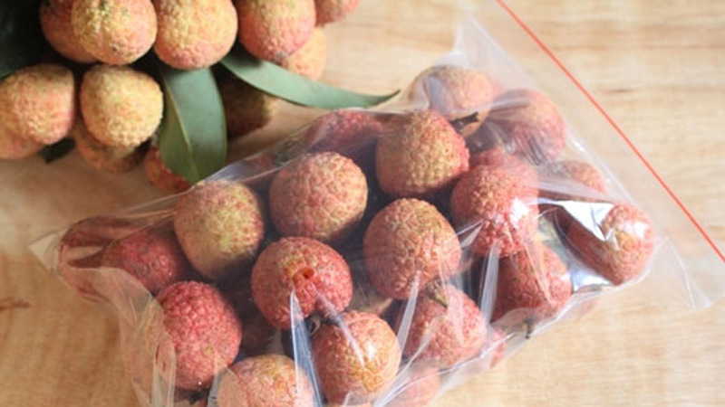 Cách bảo quản quả vải thiều để ăn