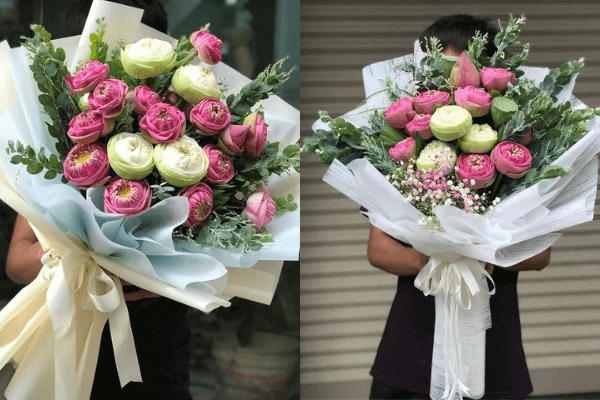 Hình ảnh bó hoa sen đẹp Hình ảnh bó hoa sen đẹp