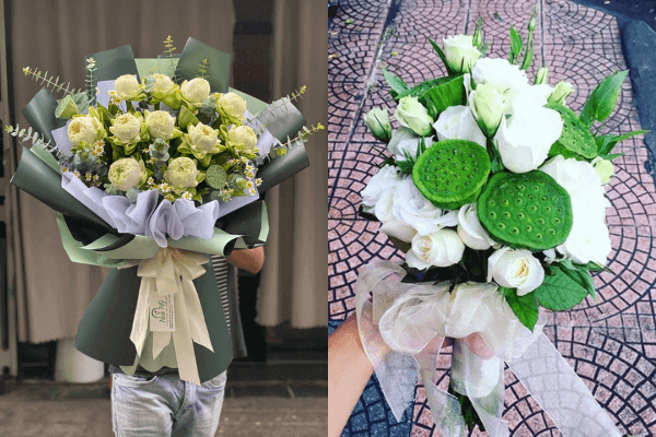 Hình ảnh bó hoa sen đẹp Hình ảnh bó hoa sen đẹp