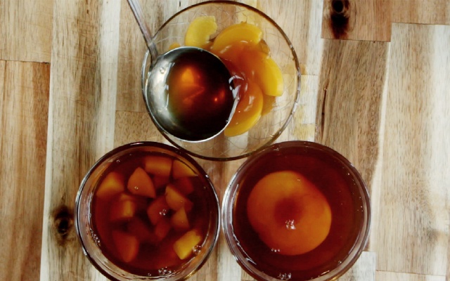 Cách làm trà thạch đào mát ngọt đơn giản tại nhà