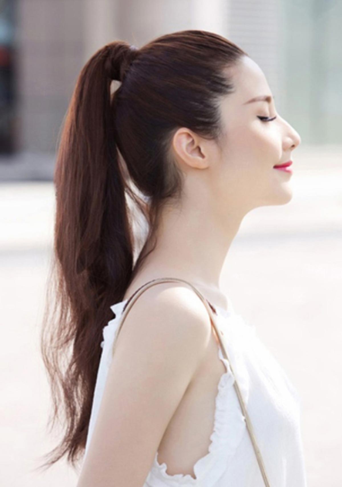 Buộc tóc cao đẹp đi học Buộc tóc cao đẹp đi học