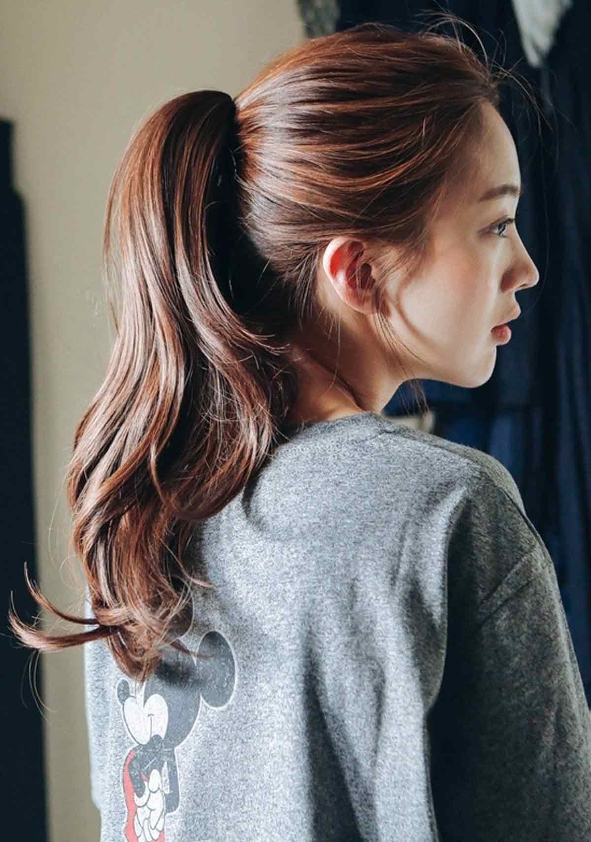 Tóc đuôi ngựa đẹp cho học sinh, sinh viên Tóc đuôi ngựa đẹp cho học sinh, sinh viên