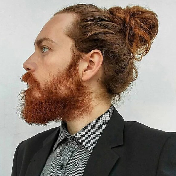 Kiểu tóc nam cột lên cho nam