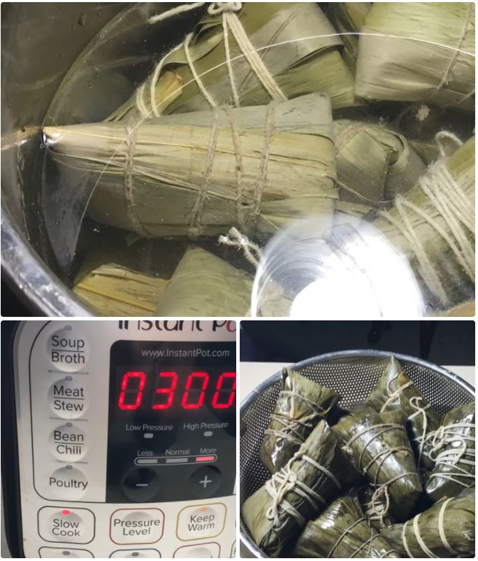 Cách làm bánh ú trạng thuyền rồng