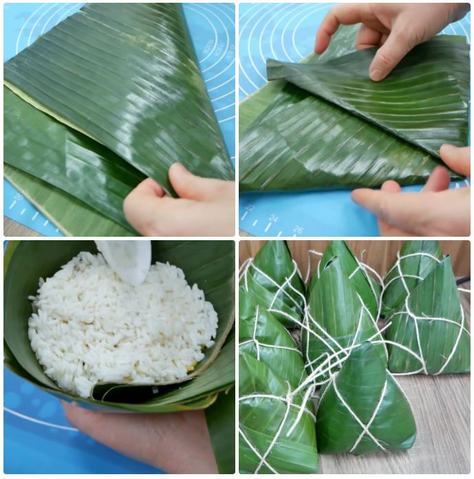 Cách làm bánh ú trạng chóp