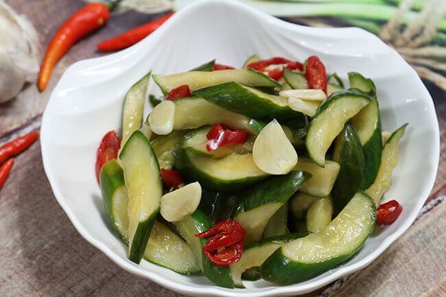 Dưa leo muối thành phẩm