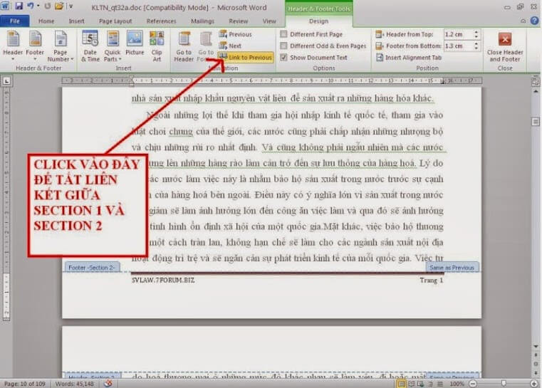 Cách đánh số trang trong Word 2007, 2010, 2013 theo ý muốn từ trang bất kỳ Cách đánh số trang trong Word 2007, 2010, 2013 theo ý muốn từ trang bất kỳ