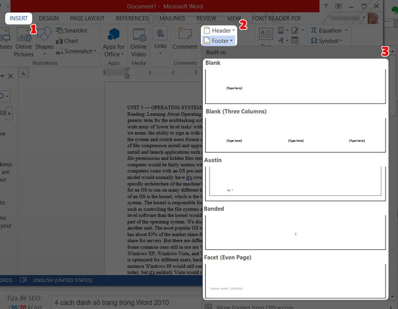 Cách đánh số trang từ trang 2 bỏ trang đầu trong Word Cách đánh số trang từ trang 2 bỏ trang đầu trong Word