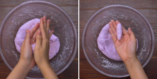 Nặn bánh khoai mỡ