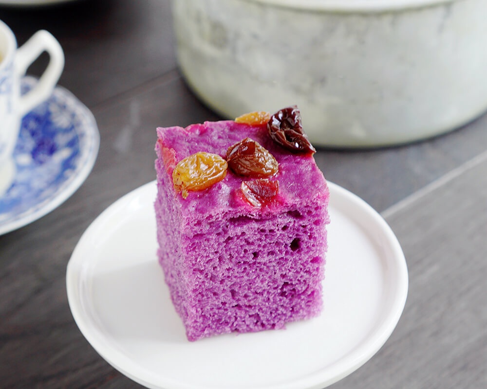 Cách làm bánh khoai lang tím hấp Cách làm bánh khoai lang tím hấp