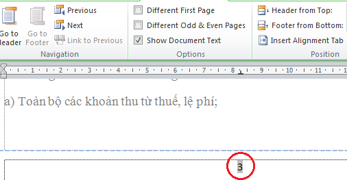 Cách xóa số trang trong Word bằng việc ngắt trang Cách xóa số trang trong Word bằng việc ngắt trang
