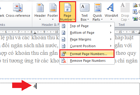 Cách xóa số trang trong Word bằng việc ngắt trang Cách xóa số trang trong Word bằng việc ngắt trang