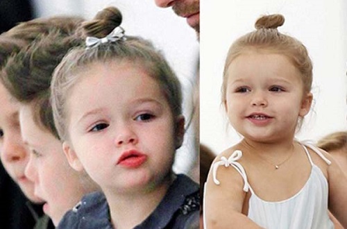 Một số mẫu buộc tóc đẹp cho bé gái ít tuổi