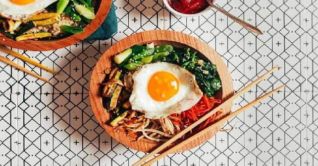 Cách làm cơm trộn Hàn Quốc bibimbap