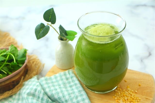 Cách làm nước rau má đậu xanh Cách làm nước rau má đậu xanh