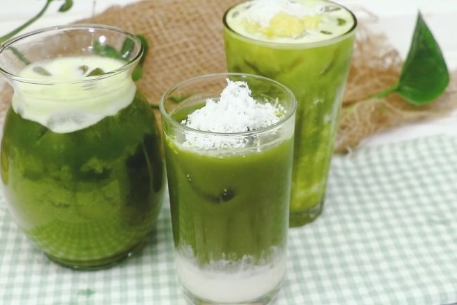 Cách làm nước rau má đậu xanh Cách làm nước rau má đậu xanh