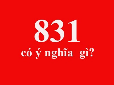 831 là gì? 831 có ý nghĩa đặc biệt gì trong tình yêu?