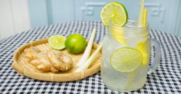 Cách nấu nước chanh sả gừng