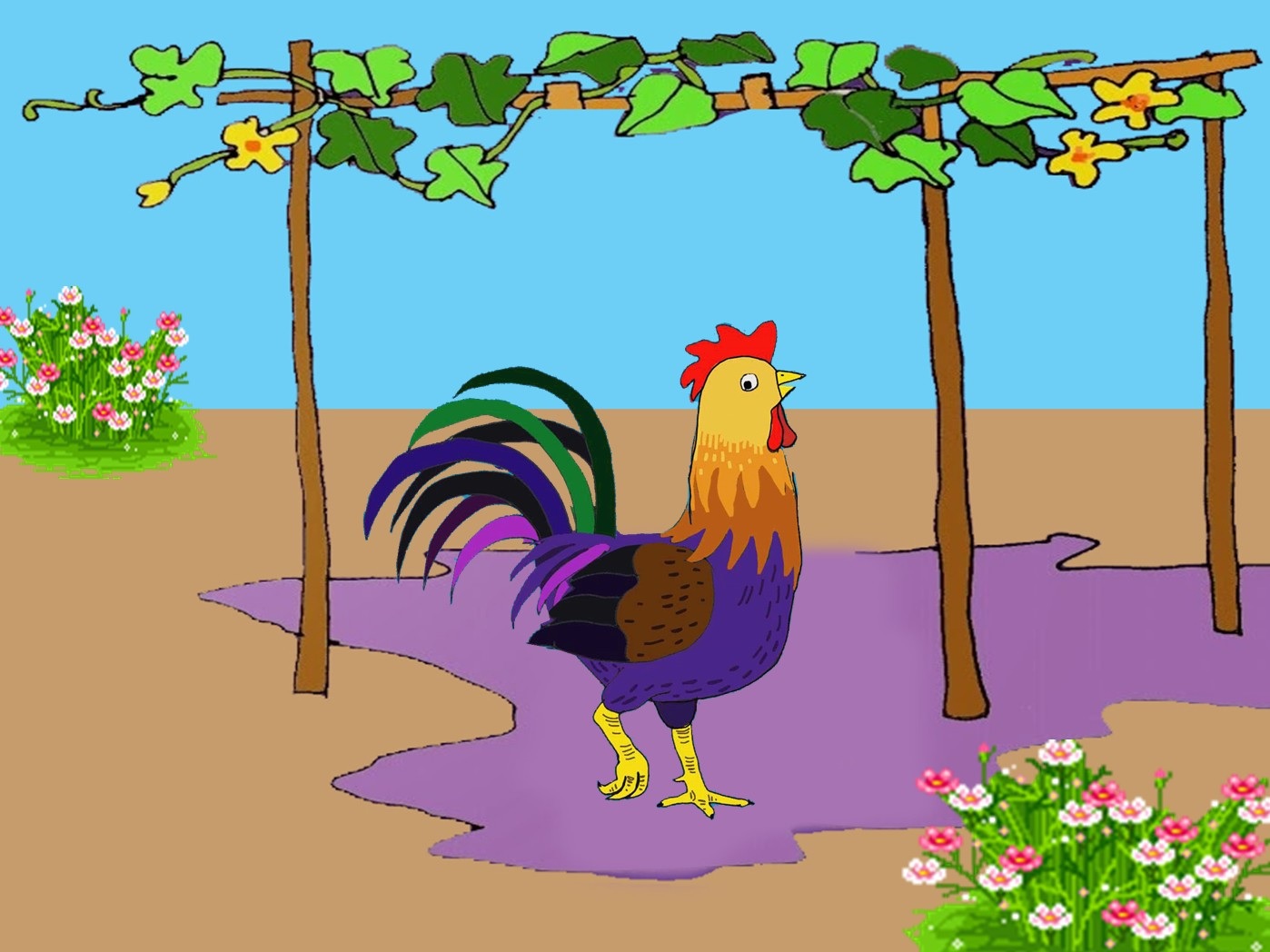 Bài thơ về con gà