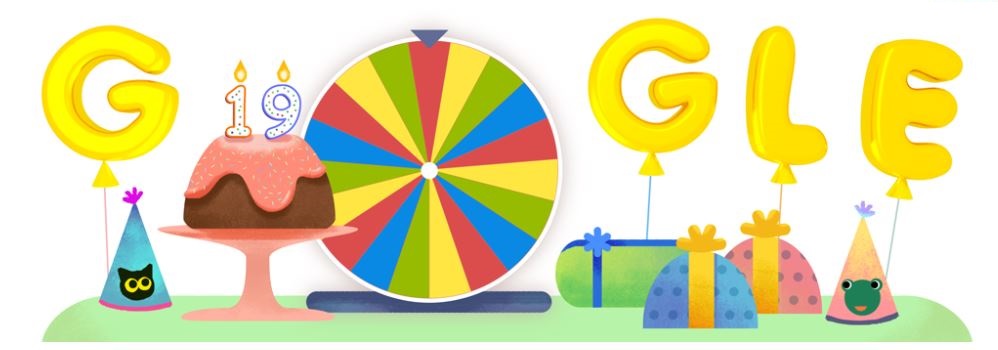Sinh nhật Google 19 tuổi