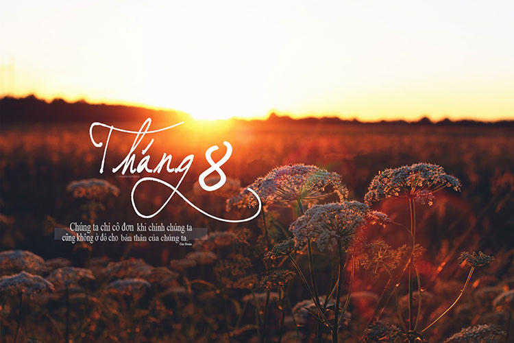 Hình ảnh chào tháng 8 đẹp 6