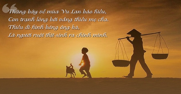 Lời chúc lễ Vu Lan báo hiếu