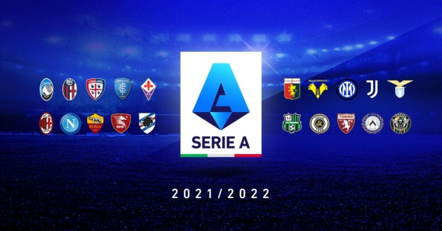 20 CLB hàng đầu tại Ý sẽ cùng nhau tham dự Giải Vô địch Quốc gia Italia Serie A 2021/22.