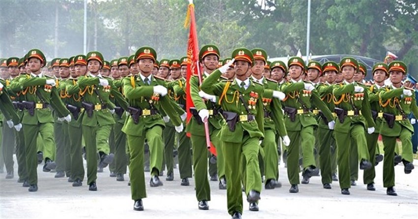 Thiệp chúc mừng ngày thành lập Công an nhân dân đẹp nhất