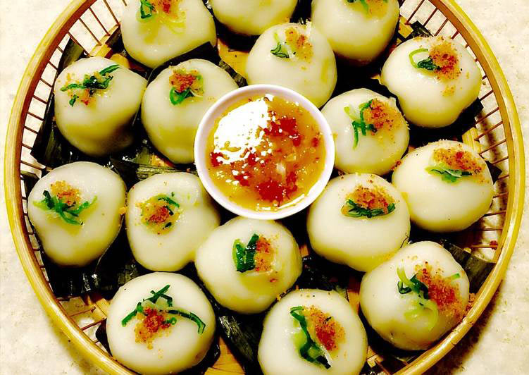 Hướng dẫn cách làm bánh ít trần chay mềm ngon