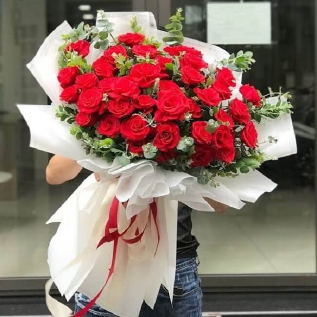 Ảnh bó hoa hồng