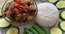 Cách làm mắm ruốc chay xào thịt chay ngon, dễ làm