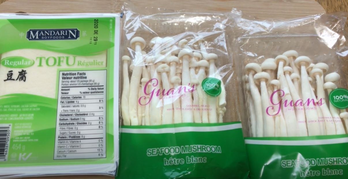 Nguyên liệu nấu bún riêu chay