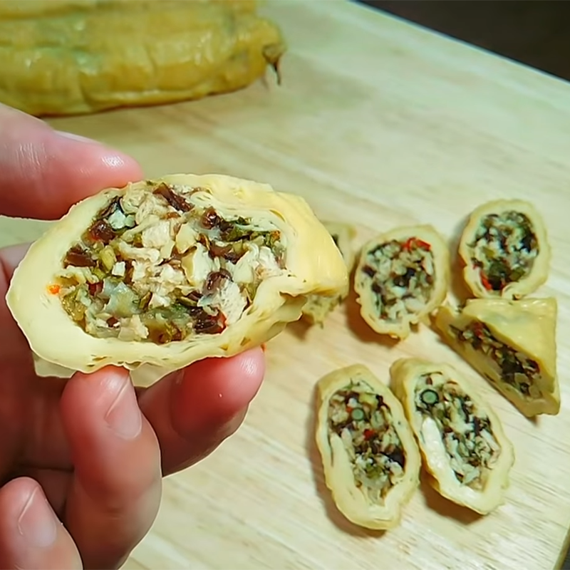 Cách làm dồi chay nấm sả Cách làm dồi chay nấm sả