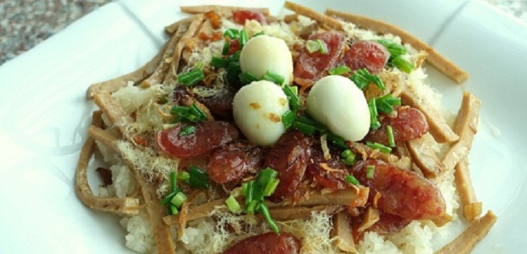 Cách nấu xôi mặn thập cẩm Cách nấu xôi mặn thập cẩm