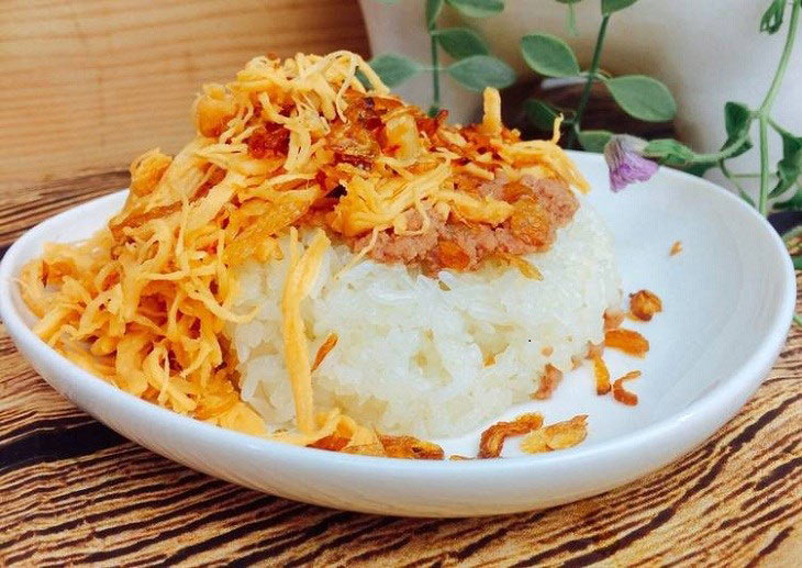 Cách nấu xôi gà xé Cách nấu xôi gà xé