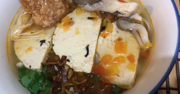 Cách nấu bánh canh chay Cách nấu bánh canh chay