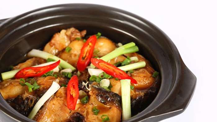 Cá chẽm kho tộ Cá chẽm kho tộ