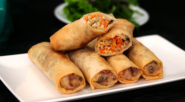 Chả giò chay đơn giản Chả giò chay đơn giản