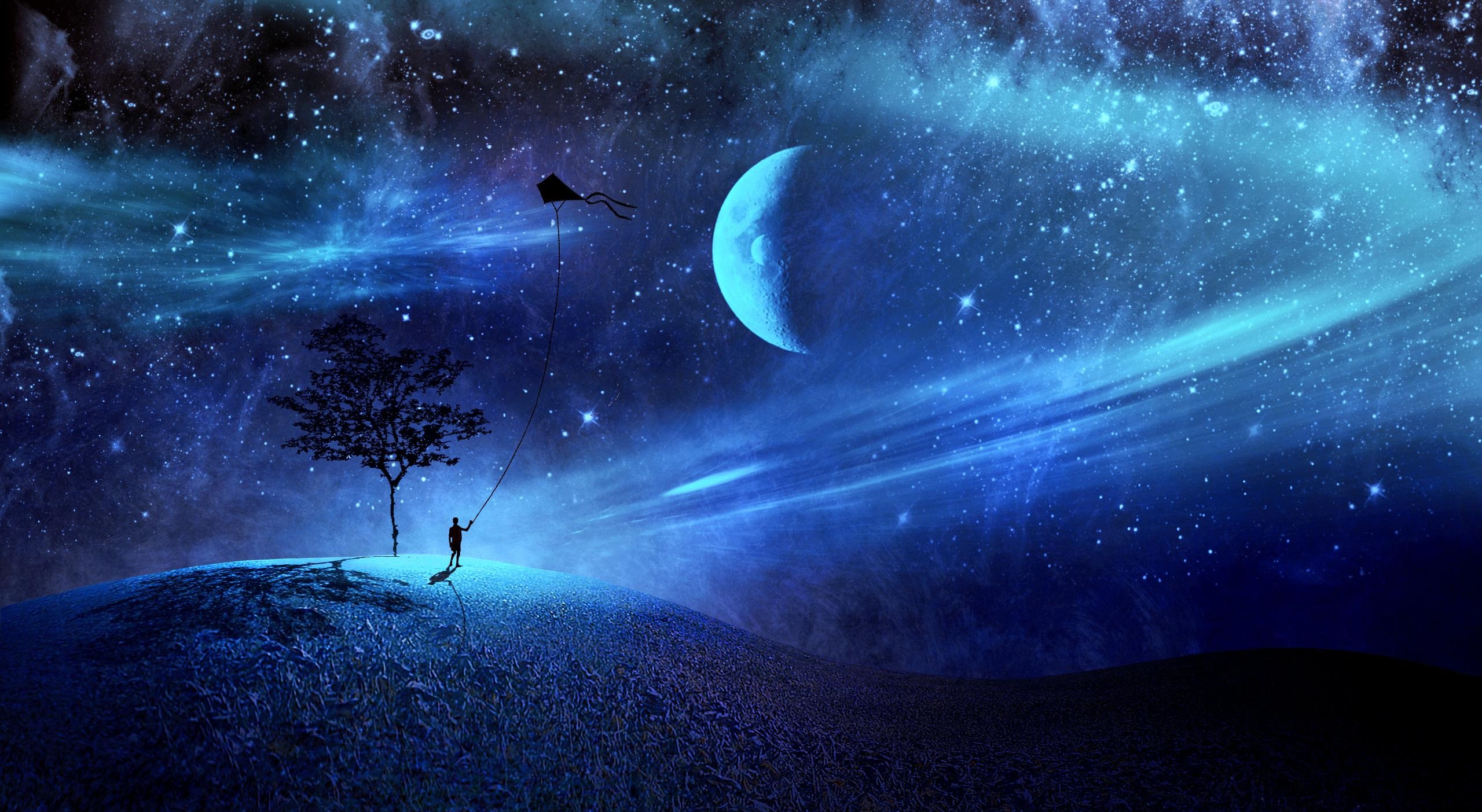 Ảnh bầu trời đêm 3D buồn đẹp nhất Ảnh bầu trời đêm 3D buồn đẹp nhất