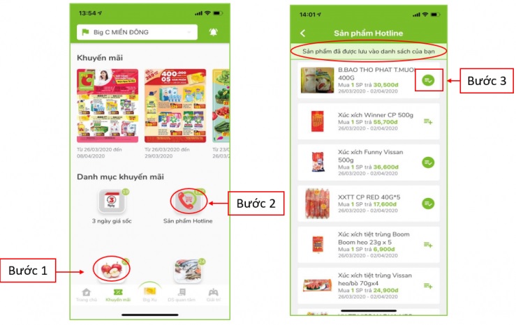 Cách đặt mua hàng Big C online Cách đặt mua hàng Big C online