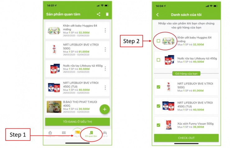 Cách đặt mua hàng Big C online Cách đặt mua hàng Big C online