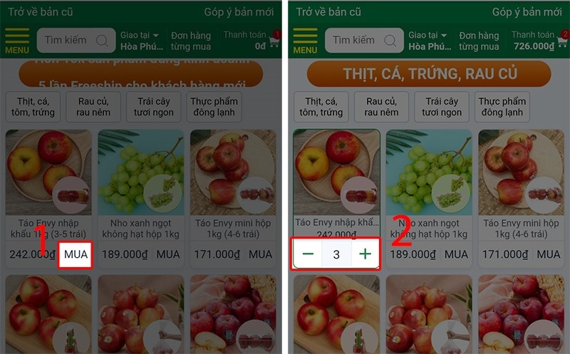 Cách mua hàng Bách Hóa Xanh online Cách mua hàng Bách Hóa Xanh online