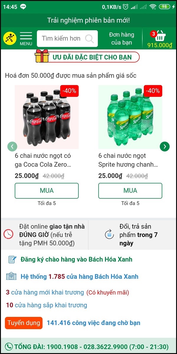 Cách mua hàng Bách Hóa Xanh online Cách mua hàng Bách Hóa Xanh online