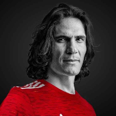Đội hình MU: Áo số 21 - Tiền đạo Edinson Cavani